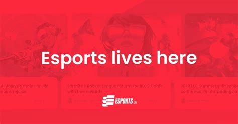 esports.gg – The official hub for esports news, guides, and more.